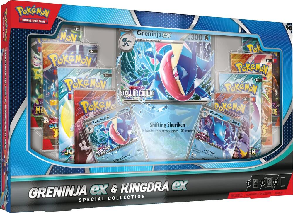 Greninja & Kingdra ex Collection Box